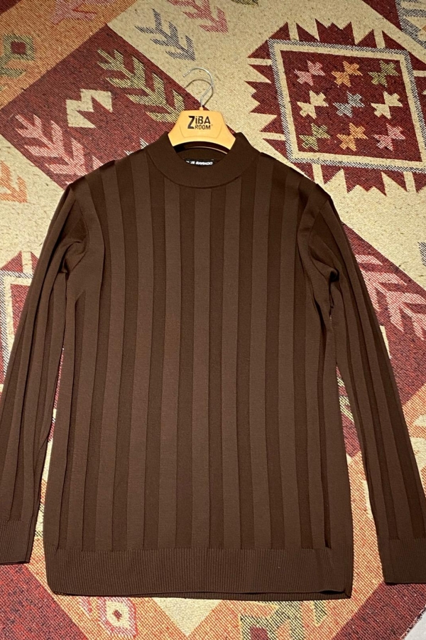 Yarım Boğaz Triko Kazak